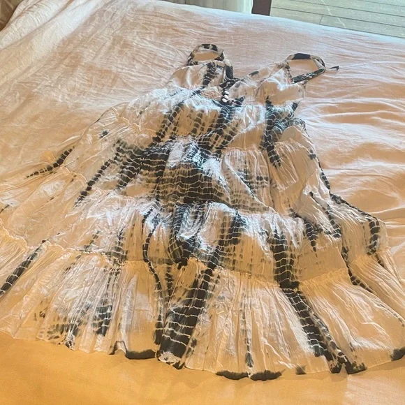 100% cotton indigo tie dyed maxi - Picture 2 of 6